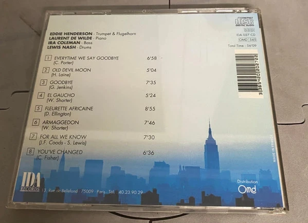 CD Eddie Henderson, Laurent De Wilde, Ira Coleman, Lewis Nash „Colors Of Manhattan” – photo 2